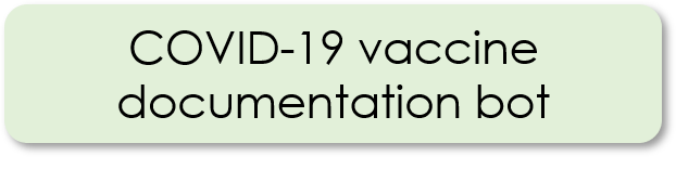COVID-19 vaccine documentation bot